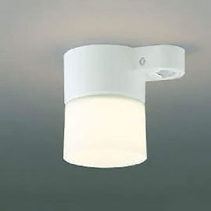 コイズミ照明 LED一体型小型シーリングライト トイレ用 白熱球60W相当 電球色 人感センサ付 AH38237L