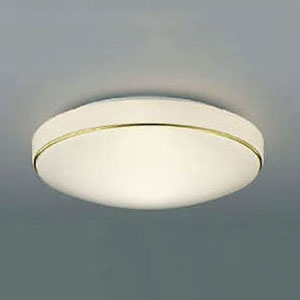 コイズミ照明 LED小型シーリングライト 内玄関用 白熱球100W相当 電球色 金 AH41894L