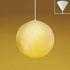 コイズミ照明 LED和風ペンダントライト 《兎月》 フランジタイプ 白熱球60W相当 電球色 オフホワイト AP47541L