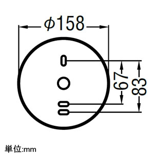 コイズミ照明 【生産完了品】LED一体型浴室灯 防雨・防湿型 壁面・天井面取付用 白熱球60W相当 温白色 薄型・ON-OFFタイプ LED一体型浴室灯 防雨・防湿型 壁面・天井面取付用 白熱球60W相当 温白色 薄型・ON-OFFタイプ AU48658L 画像2