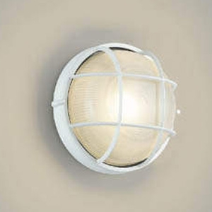 コイズミ照明 LED一体型ポーチ灯 防雨型 白熱球60W相当 電球色 白 AU45052L