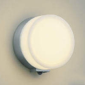 コイズミ照明 LED一体型ポーチ灯 防雨型 白熱球60W相当 電球色 マルチタイプ人感センサ付 シルバーメタリック AU38133L