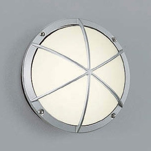 コイズミ照明 LEDポーチ灯 防雨型 白熱球40W相当 電球色 シルバーメタリック AU38606L