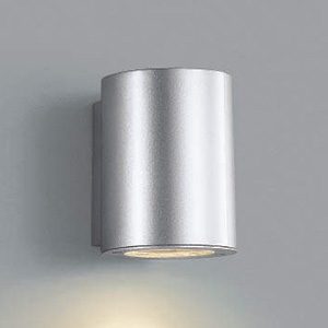 コイズミ照明 LED表札灯 防雨型 下方照射タイプ 白熱球60W相当 電球色 シルバーメタリック AU35656L