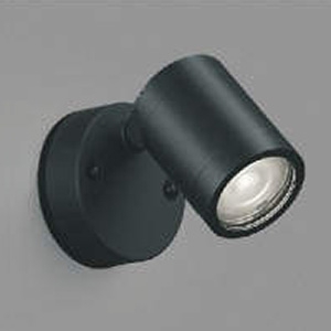 コイズミ照明 【生産完了品】LED一体型スポットライト 防雨型 天井・壁面取付用 白熱球60W相当 昼白色 中角タイプ 黒 AU45251L