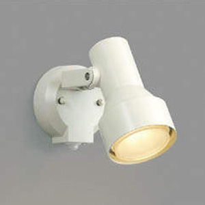 コイズミ照明 LEDスポットライト 防雨型 白熱球100W相当 電球色 タイマー付人感センサ付 オフホワイト LEDスポットライト 防雨型 白熱球100W相当 電球色 タイマー付人感センサ付 オフホワイト AU40621L