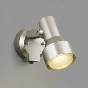 コイズミ照明 LEDスポットライト 防雨型 白熱球100W相当 電球色 タイマー付人感センサ付 ウォームシルバー AU40624L