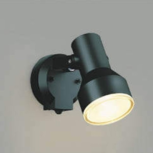 コイズミ照明 LED一体型スポットライト 防雨型 ビーム球150W相当 電球色 タイマー付人感センサ付 黒 AU45239L