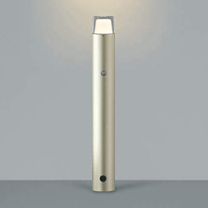 コイズミ照明 LED一体型ガーデンライト 防雨型 白熱球60W相当 電球色 自動点滅器付 ウォームシルバー AU42259L