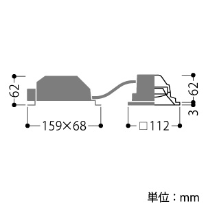 コイズミ照明 【生産完了品】LED角型パネルダウンライト 高気密SB形 ベースタイプ 白熱球100W相当 電球色〜昼白色 調光・調色タイプ 埋込穴□100mm 散光配光 ブラック LED角型パネルダウンライト 高気密SB形 ベースタイプ 白熱球100W相当 電球色〜昼白色 調光・調色タイプ 埋込穴□100mm 散光配光 ブラック AD45009L 画像2