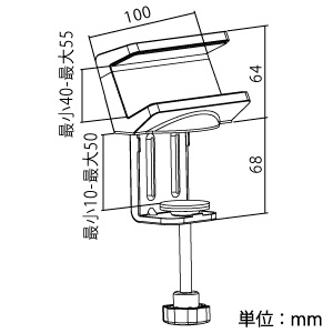 ヤザワ テーブル用タップホルダー テーブル用タップホルダー H8HOLDER 画像2