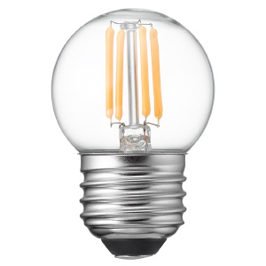 ヤザワ 【生産完了品】LED電球 G40ボール形 クリアタイプ 25W形相当 電球色 口金E26 LDG2LG40C