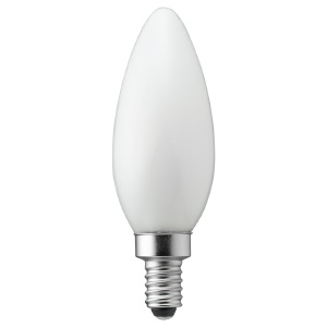ヤザワ 【在庫限り】LED電球 C32シャンデリア形 ホワイトタイプ 10W形相当 電球色 口金E12 LDC1LG32E12WH