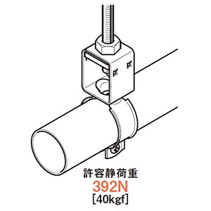 ネグロス電工 【販売終了】【ケース販売特価 20個セット】吊りボルト用電線管支持金具 二重天井用 W1/2 パイラッククリップ・SCクリッポン用 【ケース販売特価 20個セット】吊りボルト用電線管支持金具 二重天井用 W1/2 パイラッククリップ・SCクリッポン用 TPH4P-W4_set 画像2