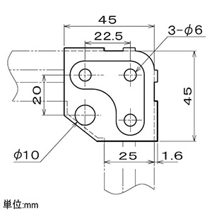 ネグロス電工 【販売終了】【ケース販売特価 10個セット】2RU用枠組金具 《ネジック&#174;》 盤・火災報知設備用 【ケース販売特価 10個セット】2RU用枠組金具 《ネジック&#174;》 盤・火災報知設備用 2CU_set 画像3