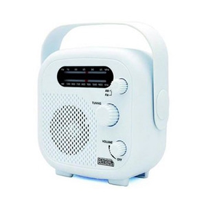 ヤザワ AM・FMシャワーラジオ 防水性能IPX5 ホワイト AM・FMシャワーラジオ 防水性能IPX5 ホワイト SHR02WH