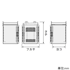 RCP50-565T-H15N (日東工業)｜熱対策用｜分電盤｜電材堂【公式】
