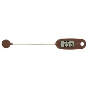 ドリテック 【生産完了品】クッキング温度計 使用温度範囲-10〜+300℃ 防滴IPX2 ブラウン O-274BR
