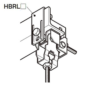 ネグロス電工 【販売終了】【ケース販売特価 5個セット】HB吊り金具用横揺れ補強金具 HBRH・HBRHZ・HBRHZF・HBRC用 電気亜鉛めっき 【ケース販売特価 5個セット】HB吊り金具用横揺れ補強金具 HBRH・HBRHZ・HBRHZF・HBRC用 電気亜鉛めっき HBRG1_set 画像2