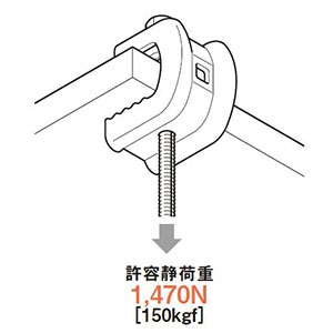 ネグロス電工 【販売終了】【ケース販売特価 20個セット】一般形鋼用吊りボルト支持金具 タップ付・強力タイプ W3/8 フランジ厚17〜32mm 電気亜鉛めっき 【ケース販売特価 20個セット】一般形鋼用吊りボルト支持金具 タップ付・強力タイプ W3/8 フランジ厚17〜32mm 電気亜鉛めっき BC32T-W3_set 画像2