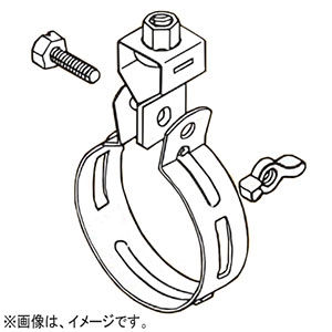 ネグロス電工 【販売終了】電線用吊りバンド W3/8 呼び39 外径φ38.1mm ステンレス鋼 電線用吊りバンド W3/8 呼び39 外径φ38.1mm ステンレス鋼 S-SB39C