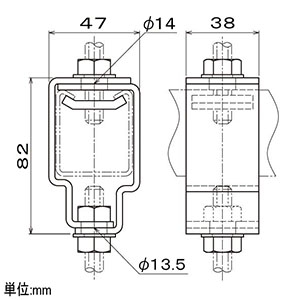 ネグロス電工 【販売終了】【ケース販売特価 10個セット】中間支持用ハンガー吊り金具 《ワールドダクター&#174;》 W1/2 D2タイプ用 電気亜鉛めっき 【ケース販売特価 10個セット】中間支持用ハンガー吊り金具 《ワールドダクター&#174;》 W1/2 D2タイプ用 電気亜鉛めっき DHW2-W4_set 画像3