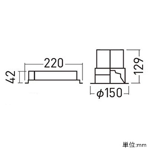 パナソニック 【生産完了品】LEDダウンライト LED550形 FHT42形×3灯器具相当 埋込穴φ125 プレーン 調光タイプ 電球色 広角50° ホワイト反射板 LEDダウンライト LED550形 FHT42形×3灯器具相当 埋込穴φ125 プレーン 調光タイプ 電球色 広角50° ホワイト反射板 XND5550WLLZ9 画像2