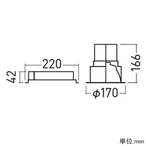 パナソニック 【生産完了品】LEDダウンライト LED550形 FHT42形×3灯器具相当 埋込穴φ150 コンフォート 調光タイプ 温白色 広角45° 銀色鏡面反射板 LEDダウンライト LED550形 FHT42形×3灯器具相当 埋込穴φ150 コンフォート 調光タイプ 温白色 広角45° 銀色鏡面反射板 XND5562SVLZ9 画像2