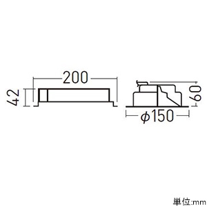 パナソニック 【生産完了品】LEDダウンライト LED100形 FDL27形器具相当 埋込穴φ125 プレーン 温白色 広角50° ホワイト反射板 LEDダウンライト LED100形 FDL27形器具相当 埋込穴φ125 プレーン 温白色 広角50° ホワイト反射板 XND1050WVLE9 画像2