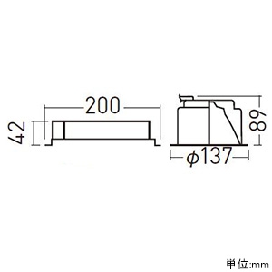 パナソニック 【生産完了品】LEDダウンライト LED100形 FDL27形器具相当 埋込穴φ125 調光タイプ コンフォート 温白色 広角45° 銀色鏡面反射板 LEDダウンライト LED100形 FDL27形器具相当 埋込穴φ125 調光タイプ コンフォート 温白色 広角45° 銀色鏡面反射板 XND1052SVLZ9 画像2