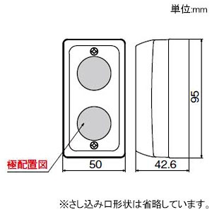 アメリカン電機 複式露出コンセント 引掛形・2ヶ口 接地形2P 15A 250V 引締式 NEMA(L6-15)規格 複式露出コンセント 引掛形・2ヶ口 接地形2P 15A 250V 引締式 NEMA(L6-15)規格 3121D 画像2