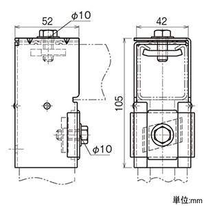 ネグロス電工 【販売終了】コーナー金具 《ワールドダクター&#174;》 D2タイプ 溶融亜鉛めっき仕上 コーナー金具 《ワールドダクター&#174;》 D2タイプ 溶融亜鉛めっき仕上 Z-GS2L 画像3