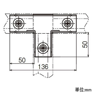 ネグロス電工 【販売終了】エルボ 《レースウェイ》 水平T形 45型 DP2タイプ 高耐食性めっき鋼板 エルボ 《レースウェイ》 水平T形 45型 DP2タイプ 高耐食性めっき鋼板 SD-DT2 画像2