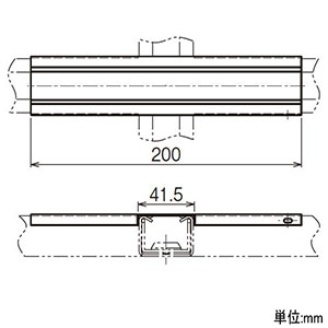 ネグロス電工 【販売終了】カバー 《レースウェイ》 水平X形用 30・45型 DP1・2タイプ兼用 高耐食性めっき鋼板 カバー 《レースウェイ》 水平X形用 30・45型 DP1・2タイプ兼用 高耐食性めっき鋼板 SD-DX1FN 画像2