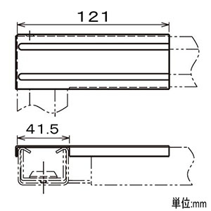 ネグロス電工 【販売終了】カバー 《レースウェイ》 水平L形用 30・45型 DP1・2タイプ兼用 塗装 カバー 《レースウェイ》 水平L形用 30・45型 DP1・2タイプ兼用 塗装 P-DL1FN 画像2