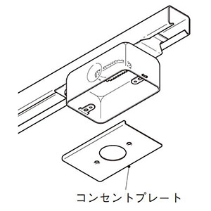 ネグロス電工 【販売終了】コンセントボックス 《レースウェイ》 30・45型 DP1・2兼用 高耐食性めっき鋼板 コンセントボックス 《レースウェイ》 30・45型 DP1・2兼用 高耐食性めっき鋼板 SD-DBC1U 画像2