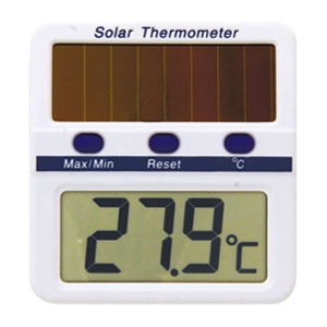 マザーツール ソーラーデジタル温度計 測定範囲0〜50℃ MT-889