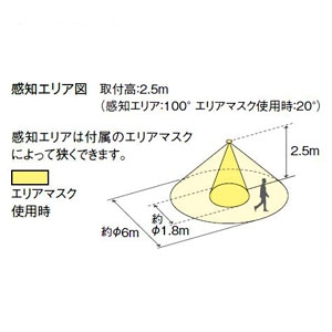 オーデリック 【生産完了品】LED小型シーリングライト 《FLAT PLATE》 白熱灯100W相当 温白色 人感センサON-OFF型 非調光タイプ LED小型シーリングライト 《FLAT PLATE》 白熱灯100W相当 温白色 人感センサON-OFF型 非調光タイプ OL251860 画像2