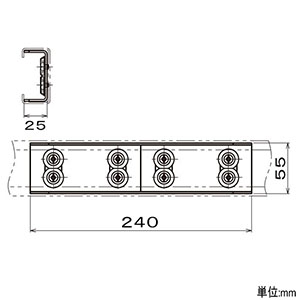 ネグロス電工 【販売終了】継ぎ金具 《ダクト》 DP3タイプ 電気亜鉛めっき 銀 継ぎ金具 《ダクト》 DP3タイプ 電気亜鉛めっき 銀 DG3 画像3