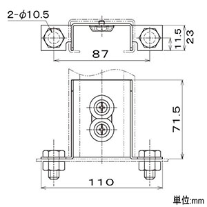 ネグロス電工 【販売終了】盤接続金具 《ダクト》 DP3タイプ 盤接続金具 《ダクト》 DP3タイプ DU3 画像3