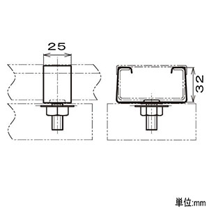 ネグロス電工 【販売終了】開口上向き用器具取付金具 《ダクト》 DP3タイプ W3/8 開口上向き用器具取付金具 《ダクト》 DP3タイプ W3/8 DK3UK-9 画像2