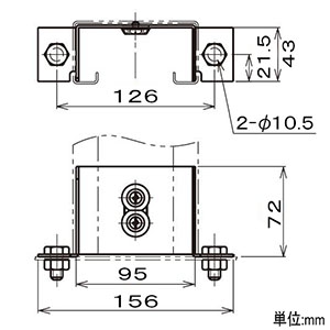 ネグロス電工 【販売終了】盤接続金具 《ダクト》 DP10タイプ 盤接続金具 《ダクト》 DP10タイプ DU10 画像3