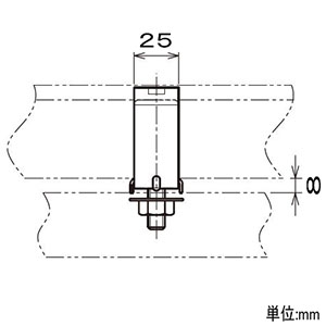 ネグロス電工 【販売終了】開口上向き用器具取付金具 《ダクト》 DP10タイプ W3/8 開口上向き用器具取付金具 《ダクト》 DP10タイプ W3/8 DK10UK-9 画像2