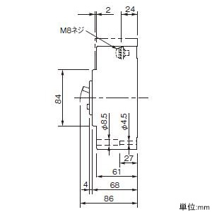 パナソニック 【生産完了品】サーキットブレーカ モータ保護兼用 BCW-150型 2P2E 150A ボックス内取付用 端子カバー付 サーキットブレーカ モータ保護兼用 BCW-150型 2P2E 150A ボックス内取付用 端子カバー付 BCW2150K 画像3