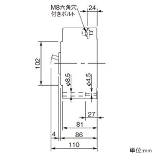 パナソニック 漏電ブレーカ BKW-225型 3P3E 200A 100/200/500mA切替 O.C付 盤用 漏電ブレーカ BKW-225型 3P3E 200A 100/200/500mA切替 O.C付 盤用 BKW32009K 画像3