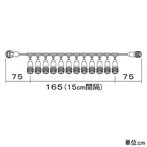 ジェフコム LEDソフトネオンベース ロッド12本接続可能 LEDソフトネオンベース ロッド12本接続可能 PR-E3-BV 画像2