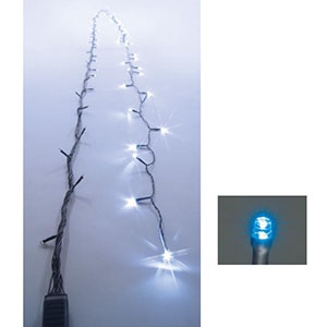 ジェフコム LEDストリングフォール AC-ACアダプタ方式 LED×128個 長さ15m 青 LEDストリングフォール AC-ACアダプタ方式 LED×128個 長さ15m 青 SJ-S05-15BB