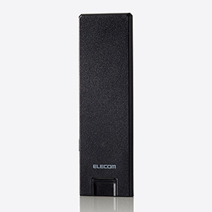 ELECOM 無線LAN中継器 11ac 867+300Mbps 超薄型モデル ブラック WTC-1167US-B