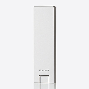 ELECOM 【生産完了品】無線LAN中継器 11ac 867+300Mbps 超薄型モデル ホワイト WTC-1167US-W