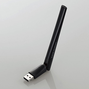 ELECOM 無線LAN子機 11ac 433+150Mbps USB2.0用 アンテナ付 無線LAN子機 11ac 433+150Mbps USB2.0用 アンテナ付 WDC-433DU2H2-B
